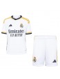 Real Madrid Domácí dres pro děti 2023-24 Krátký Rukáv (+ trenýrky)